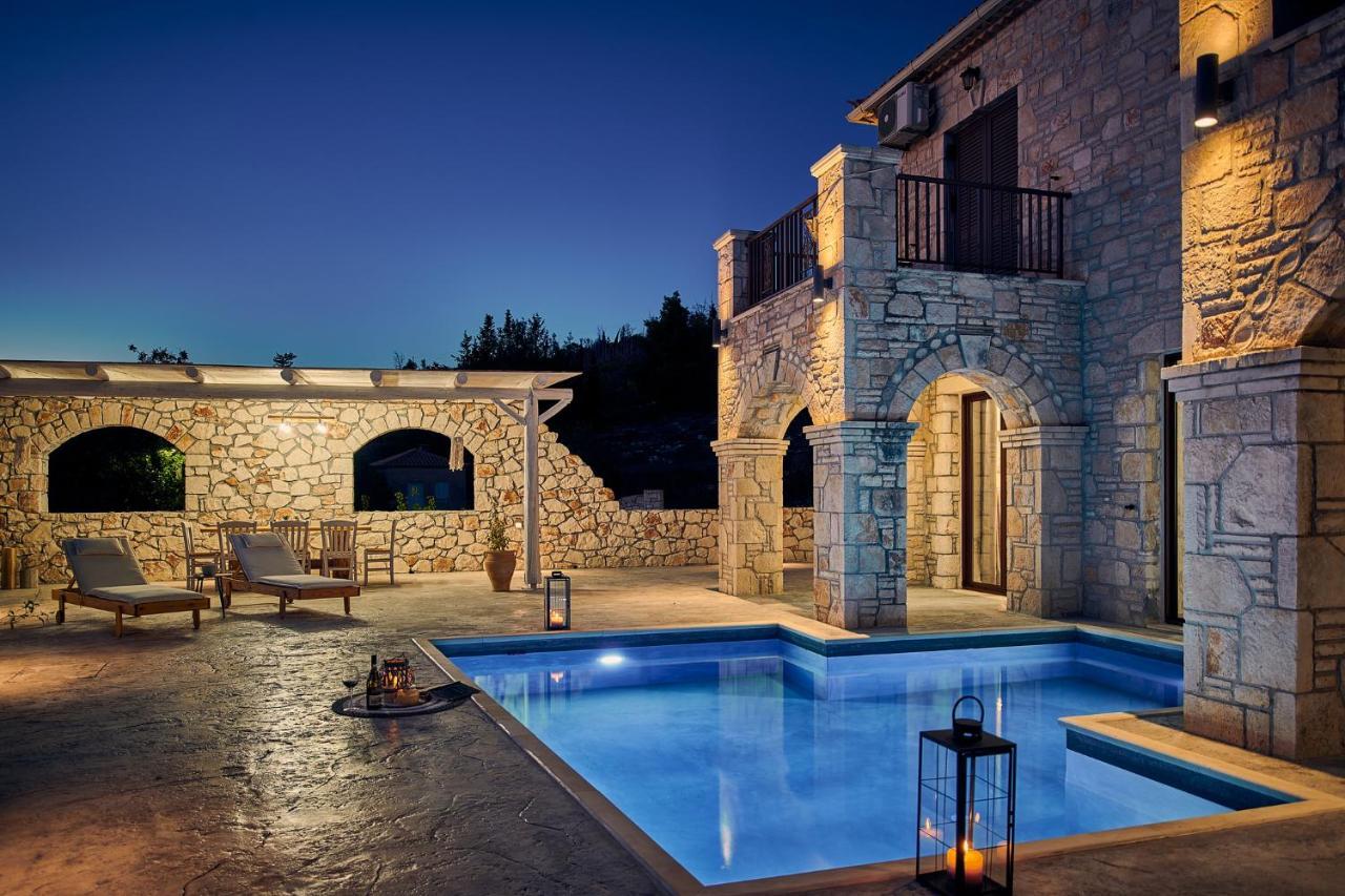 Ioanna Chateau - Luxury Stone Villa Maries  Exterior photo