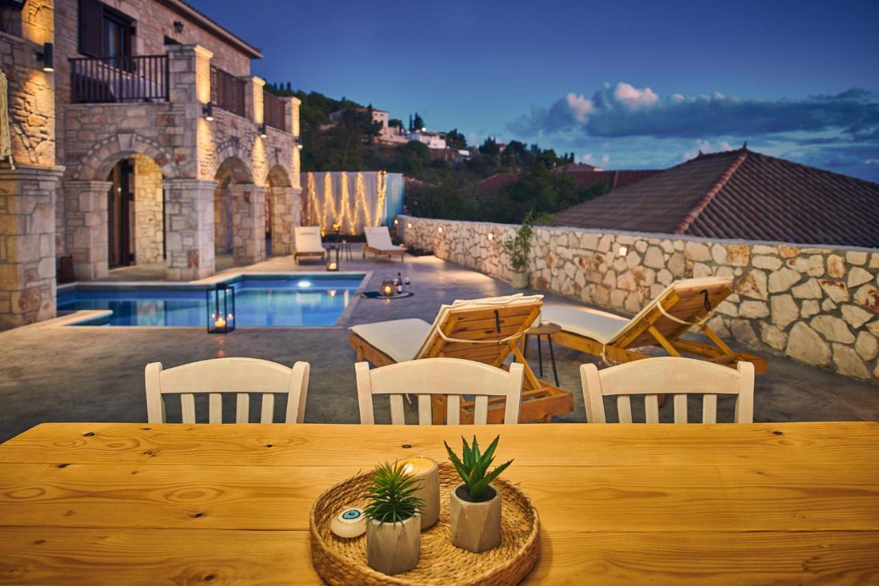 Ioanna Chateau - Luxury Stone Villa Maries  Exterior photo