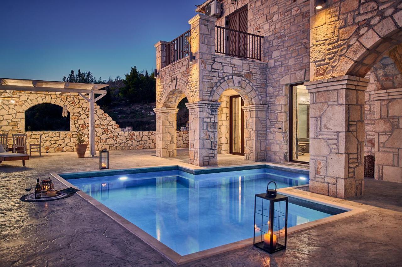 Ioanna Chateau - Luxury Stone Villa Maries  Exterior photo